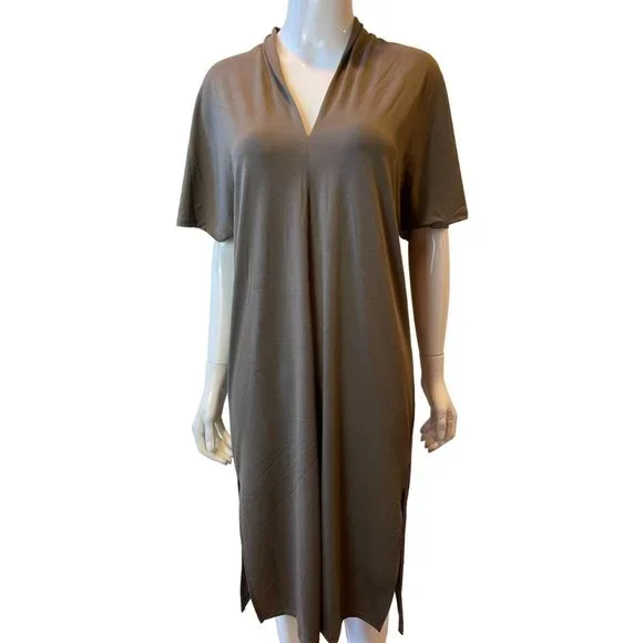 H&M | Dresses | Hm Womens Shift Summer Dress Dolman Sleeve Side Slit V Neck Olive Gray Sz Small | Poshmark H&M | Dresses | Hm Womens Shift Summer Dress Dolman Sleeve Side Slit V Neck Olive Gray Sz Small | Poshmark